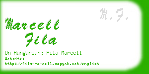 marcell fila business card